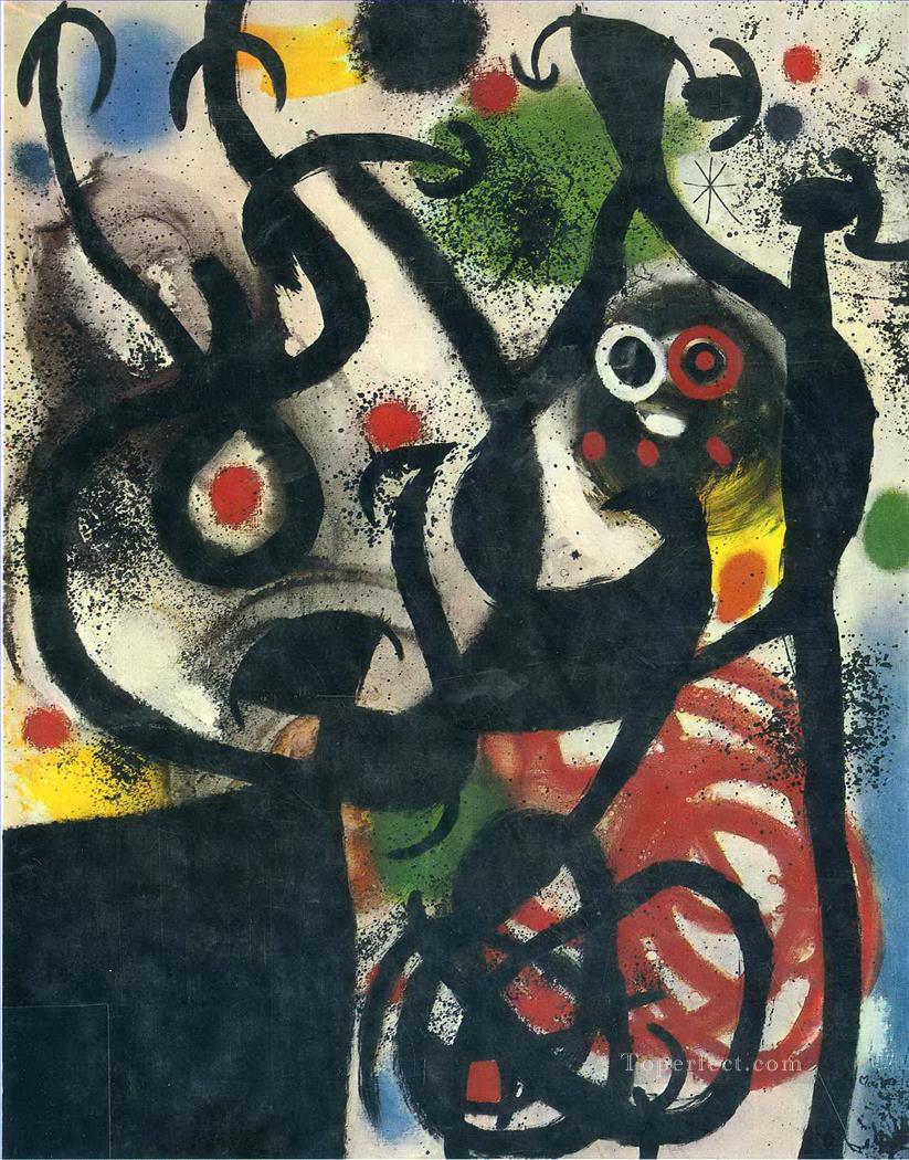 Women and Birds in the Night Joan Miro Oil Paintings